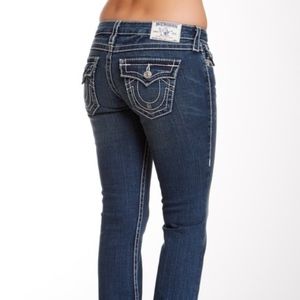 True Religion Becky Boot cut Jeans Size 24 EUC